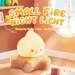 Campfire Night Lights Creative Bedside Room Decoration Atmosphere LED Light Desk Lamp Nightlight for Kid Christmas Birthday Gift