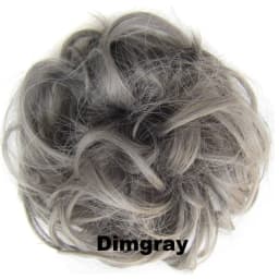 Zolin Synthetic Messy Curly Hair Bun Scrunchie Chignon Donut Elastic Rope Rubber Band Hair Bun Pad Updos Hairpiece