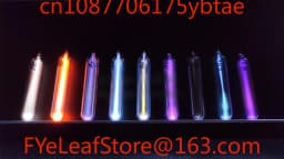 99.999% pure rare luminescent gas element seriesMulti piece sealed glass tube containing
