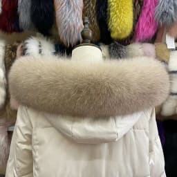 Real Fox Fur Collar For Coat Hood Decors Women Men Winter Luxury Fur Scarf Genuine Female Furry 100% Natural Fur Scarves Shawls
