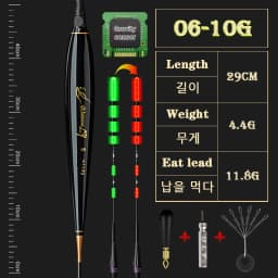2025 Summer New Gravity Sensor Float Luminous Turn Red Fishing Float+Accessory Suit Carp Hot Sale High Sensitivity Accessories