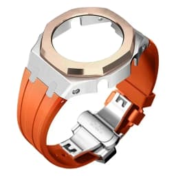 Mod Kit For Casioak GMAS2100 Stainless Steel metal Case Rubber Strap for Mod Kit GMA-S2100 4thGen Replacement shoc K Accessories