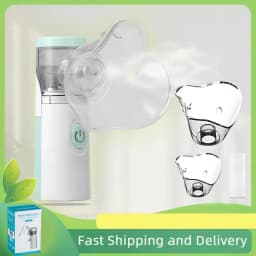 Portable Nebulizer Humidifier Medical Silent Mesh Nebulizer Handheld Asthma Inhaler Atomizer Kids Health Care Or Thermometer