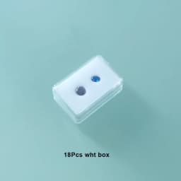 Clear Loose Diamond Storage Box 40x40mm Gemstone Packaging Organizer 57x37mm Pendant Jewelry Display Tray for Stones Showcase