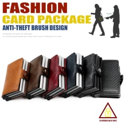 Large Capacity 12 Cards Slots Men ID Credit Bank Card Holder Case Wallet Anti Rfid Blocking Protected Magic Smart Money Wallets