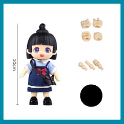 Cute YMY Whole Doll Movable Joint Doll BJD Doll Including: Doll Head Body Clothes Shoes for Obtisu11,Gsc Head Surprise Gift
