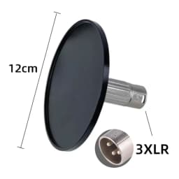 Black Suction Cup Adapter for Telescopic Linear Actuator with M6 M8 M10 3XLR Connector Reciprocating Device Attachments Parts