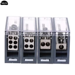 1PCS 150A Din Rail Terminal Block Distribution Box One in Multiple out Universal Power Junction Box for Circuit Breaker