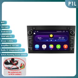 8G 128G Android 12 Car Radio For Opel Astra H J 2004 Vectra Vauxhall Antara Zafira Corsa C D Vivaro Meriva 4G Carplay GPS Player