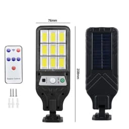 9000000LM 6000W LED Outdoor Solar Light Powerful Outdoor Motion Sensor Solar Lamp Wall Street Lamp IP66 Sunlight for Garden Path