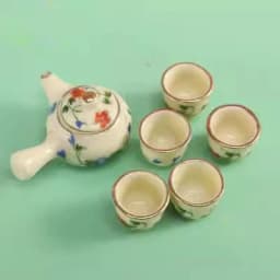 Dollhouse Mini Scene Pocket DIY Ceramic Supplies Ceramic Desk Lamps Decor Accessories Living Room Furniture Decoration Toys