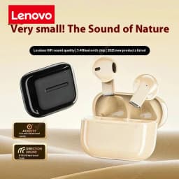Lenovo Pro 5s Headphones Mini Portable Wireless Bluetooth Earphones Noise Reduction and Long Battery Life With Mic 2026