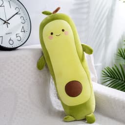 Kawaii Stuffed Fruit Avocado Doll Green Giant Avocado Plush Toy Soft Doll Big Sleeping Pillow Birthday Cute Gift