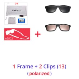 Ralferty Men Eye Glasses Frame Optical Magnet Clip On Sport Prescription Sunglasses Women Anti Blue Square Hanging Neck Eyeglass