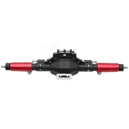 CNC Aluminum Diamond-Shaped Aluminum Alloy Complete Front & Rear Axle for 1/10 RC Crawler Truck Axial SCX10 II 90046 90047