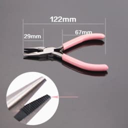 Mini Pliers Diagonal Round Bent Needle Nose Handcraft Beading Insulated Cutter Pliers For Jewelry Making Tools