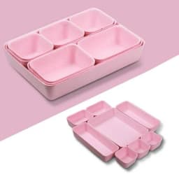 Drawer Felt Storage Box Soft Desk Drawer Organizer For Office Living Room Bedroom Dressing Table 8pcs Desktop Makeup Storage Hom
