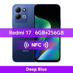 Global Version Xiaomi Redmi 17 Smartphone 120Hz 6.9" Display 50MP Camera MTK Helio G91-Ultra CPU 7500mAh 45W Turbo Charging