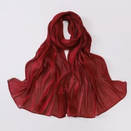 High Qulaity Solid Color Silk Scarf Shining Unilateral golden chain Chiffon Hijab Veil Long Chiffon Sunscreen Headscarf Outdoor