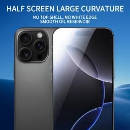 3Pcs Transparent Tempered Glass for IPhone 17 Promax 17 Air 15 16 Promax HD Protective Screen Film 14 Plus 13 12 Promax 11 XR XS