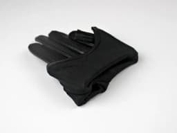 TECH GLOVES Real Leather Dark Red Wrist Short 19cm Zipper Fringe Tassel Genuine Sheepskin Lambskin Women Ladies Touchscreen