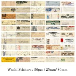50pcs/pack Creative Ins Style Stickers Book DIY Scrapbooking Aesthetic Stationery Collage Junk Journal Decor Stickers