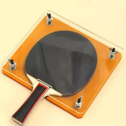 Table Tennis Racket Rubber Pressing Tool Kit with Glue Roller and Cutter