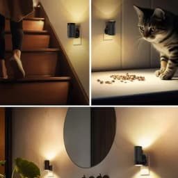 Night Light Plug Into Wall EU US Plug In Night Lamp With Dusk to Dawn LED Light Sensor 3 Colors Dimmable For Bedroom Bedside