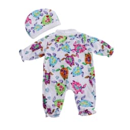 Doll Clothes for 17 Inch Dolls Overalls New Born Baby Doll Outfit with Hat Fit 40-43cm Doll Girl Accessories Gift