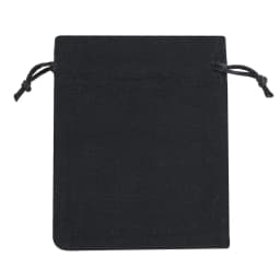 10pcs/lot Black White Cotton Bags Solid Color Canvas Gift Jewelry Storage Pouches Christmas Candy Packaging Drawstring bag