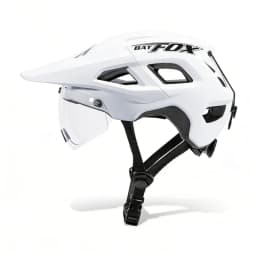 BATFOX Mountain Cycling Helmet Magnetic Lens Ultralight Adjustable Fit Road MTB Bicycle Helmet Men Women Electric Bike Gear