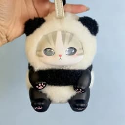 Cute Cat Doll Plush Keychain, Animal Dress Modeling, Vinyl Doll,bag Decoration Pendant,Surprise Blind Box,ideal Toy Gift Pendant
