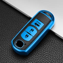 For Mazda 2 3 5 6 Axela Atenza Demio CX-3 CX5 CX-7 CX-9 MX-5 Leather TPU Car Key Cover Case Bag Keychain Protector Accessories