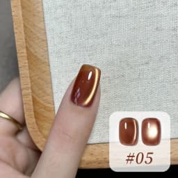10ML 1-10PCS Winter New Style Hot Selling Black Nails Brown Nails Glass Bead Magnet Cat Eye Nail Polish Nail Set Nail Supplies