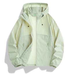 NewHigh-Quality Thin Sun Protection Clothing For Couples, Ice Silk Skin Clothing, Outdoor Snti-UV Jacket