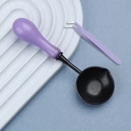 High-Quality Lacquer Seal Non Stick Spoon Sealing Wax Spoon Stamp Seal Heating Lacquer Wax Tool Anti Stick Easy To Clean