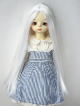 Jusuns Doll Wigs JD016 6-7inch 7-8' 8-9' Parting Long Straight Synthetic Mohair BJD Hair 1/6 1/4 1/3 YOSD MSD SD Accessories