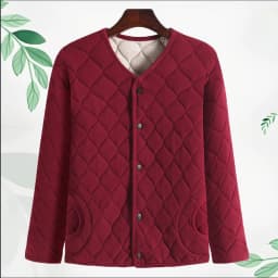 Thickened down Cotton Jacket Winter Clothes Soft Comfortable Outerwear Women's Coat Warm Cold Proof Grandma Little Coat