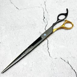 wingsbro 9 inch Professional pet shop scissors, dog grooming scissors straight scissors suitable for Big Dog hair trimming