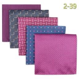 5 Pack Mens Suit Pocket Square Handkerchief Set Various Hanky Lot Classic Gentlemen Wedding Gift Accessories Large Dropshipping