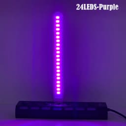 DC5V USB LED Night Light 24LEDs Colored Lamp Red Yellow White Blue Green Purple Pink Atmosphere Lights For Bedroom Decoration