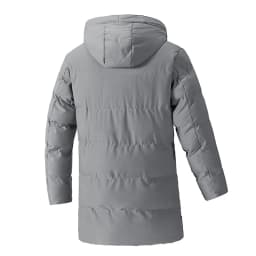 Winter Long Thick Padded Coat Men's Korean Casual Outerwear
