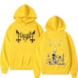 Mayhem De Mysteriis Dom Sathanas Graphic Pullover Men Women Fashion Death Black Metal Rock Band Hoodie Male Classic Sweatshirt