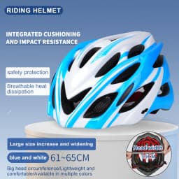 Horntour Big Head Circumference 65cm Bicycle Helmet Riding Light Racing Road Bicycle Helmet Men Women Outdoor Bicicleta Helmet