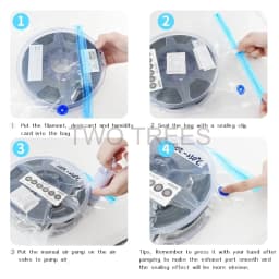 3D Print Vacuum Bag Filament Dryer PLA ABS TPU PETG Filament Storage Bag Safekeeping Humidity Resistant 3D Printing Accessories