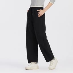 Semir Women Pants Panel Curved Barrel Leg Contrast Patchwork Loose Sport Style Casual Autumn Trousers Daily Wear 2026
