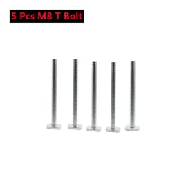 Workbench T-Slot Aluminium Alloy Miter Track T Sliding Slider T Bolts Nut Set Woodworking T-Track Jig Fixture Tools