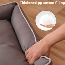 Elastic Large Dog Sleeping Bed Mat Comfortable Thickened Square Medium Dog Bed Soft Bite-resistant Puppy Sofa Mat