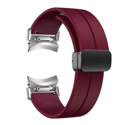 Quick Fit Magnetic Silicone Strap For Samsung Galaxy Watch 6 5 4 40mm 44mm 6 Classic 47 43mm 42 46mm 5Pro 45mm 20mm Sports Band
