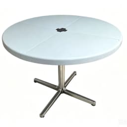 Multifunctional Household Folding Coffee Table Small Living Room round Plastic Dining Table for Restaurant Space-Saving Furnitur